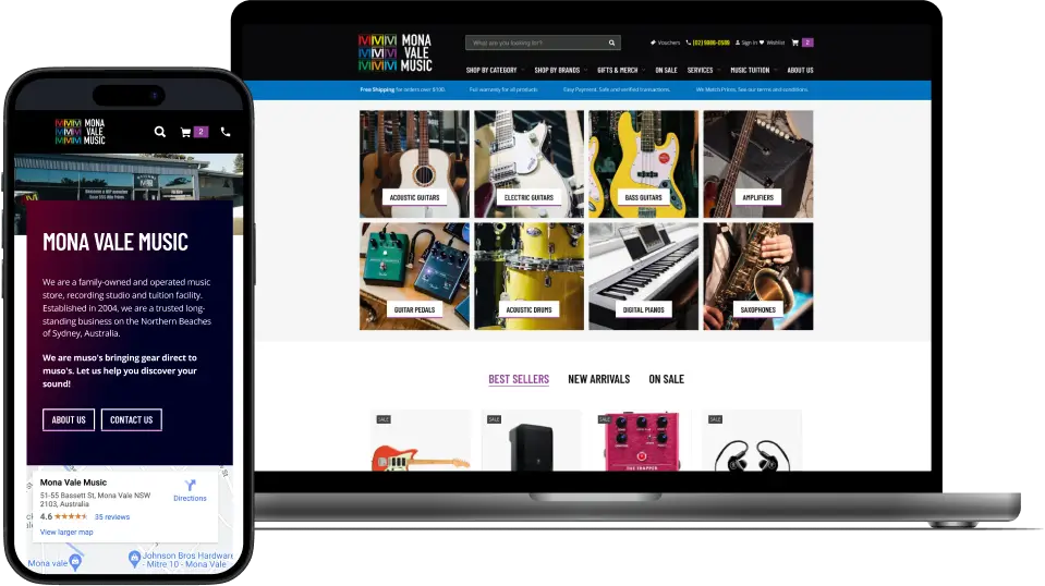 monavale music new homepage